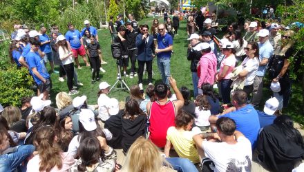 Sportivii CSM Constanța, alături de Dark Knights și copii din centrele speciale, la Vama Veche