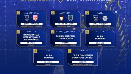 Calendar CSM Constanța / Mai 2024 / Săptămâna 3