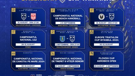 Calendar CSM Constanța / August 2024 / Săptămâna 4