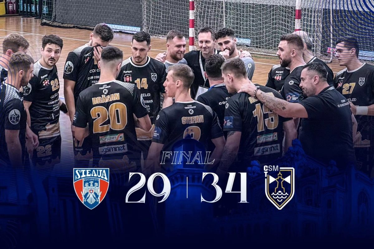 Handbaliștii au trei victorii în Liga Zimbrilor! CSM Constanța a învins Steaua în deplasare