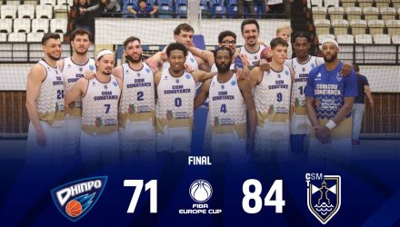 Calificare istorică! CSM Constanța o învinge pe BC Dnipro și va juca în Grupa C din FIBA Europe Cup