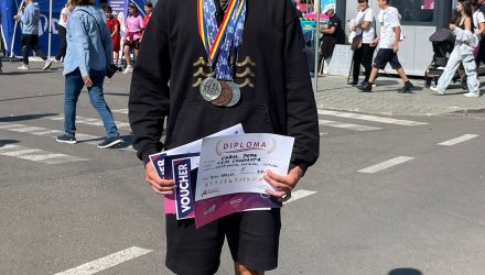 Podium la Brașov pentru atletul Carol Popa de la CSM Constanța