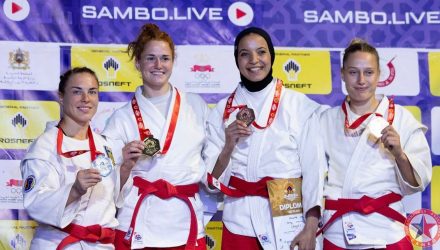 Khrystyna Bondar și Volha Maleyka de la CSM Constanța sunt vicecampioane mondiale la Sambo pe Plajă
