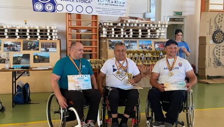 Erchin Ali, triplu medaliat la competiția paralimpică Cupa Ana Lugojana