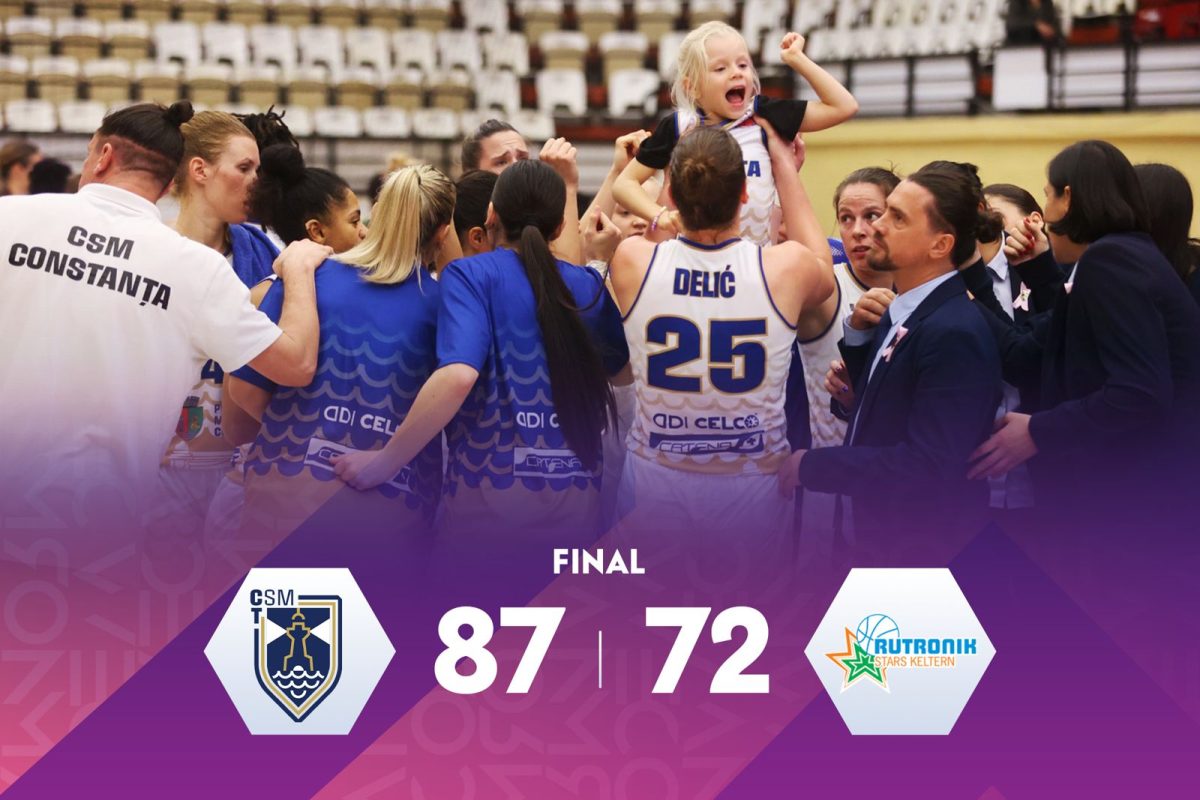 CSM Constanța câștigă și cu Rutronik Keltern! Două victorii în EuroCup Women pentru baschetbalistele noastre!