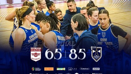 A treia victorie în Liga Națională pentru campioanele României! CSM Constanța câștigă meciul cu Rapid