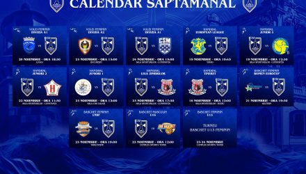 Calendar CSM Constanța / Noiembrie 2024 / Săptămâna 3