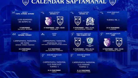 Calendar CSM Constanța / Noiembrie 2024 / Săptămâna 2
