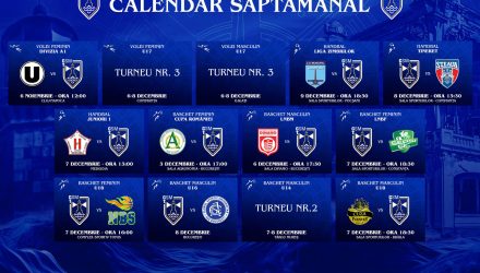 Calendar CSM Constanța / Decembrie 2024 / Săptămâna 1