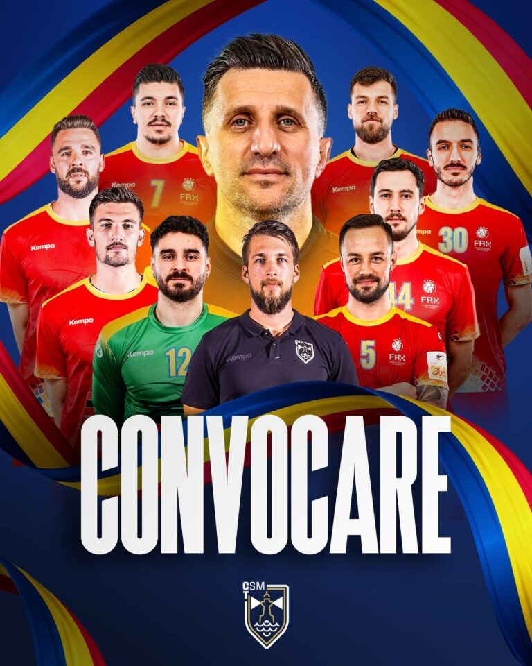 Opt handbaliști de la CSM Constanța se află în lotul României pentru ...