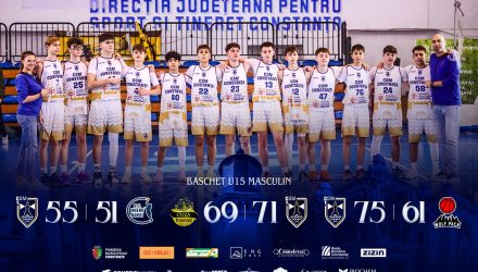 Victorii pe linie pentru CSM Constanța U15 la ultimul turneu de baschet al anului!