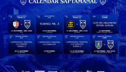 Calendar CSM Constanța / Decembrie 2024 / Săptămâna 3