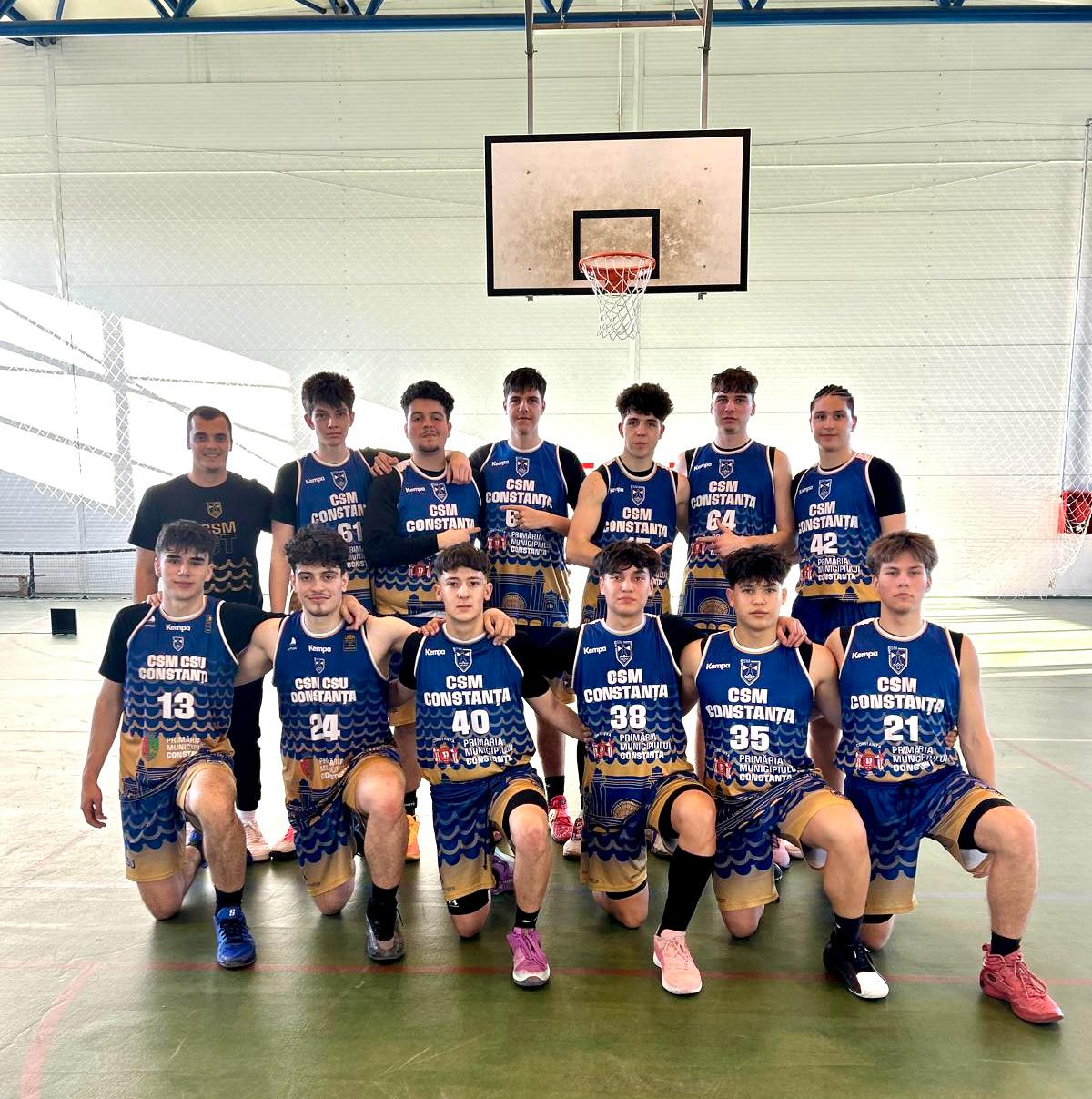 Victorie concludentă în deplasare pentru tinerii baschetbaliști de la CSM Constanța