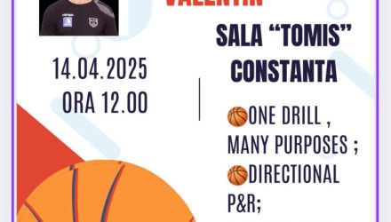 Cursuri pentru antrenorii de baschet susținute la Constanța