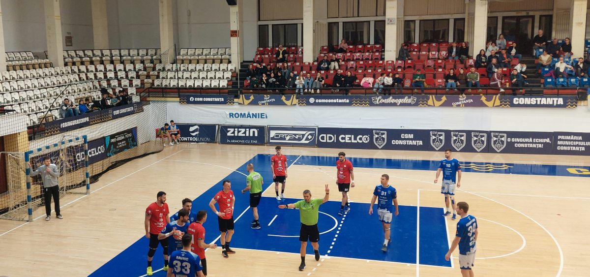 Victorie pentru handbaliștii noștri în Liga Zimbrilor! CSM Constanța o învinge pe CSM Făgăraș cu 33-21