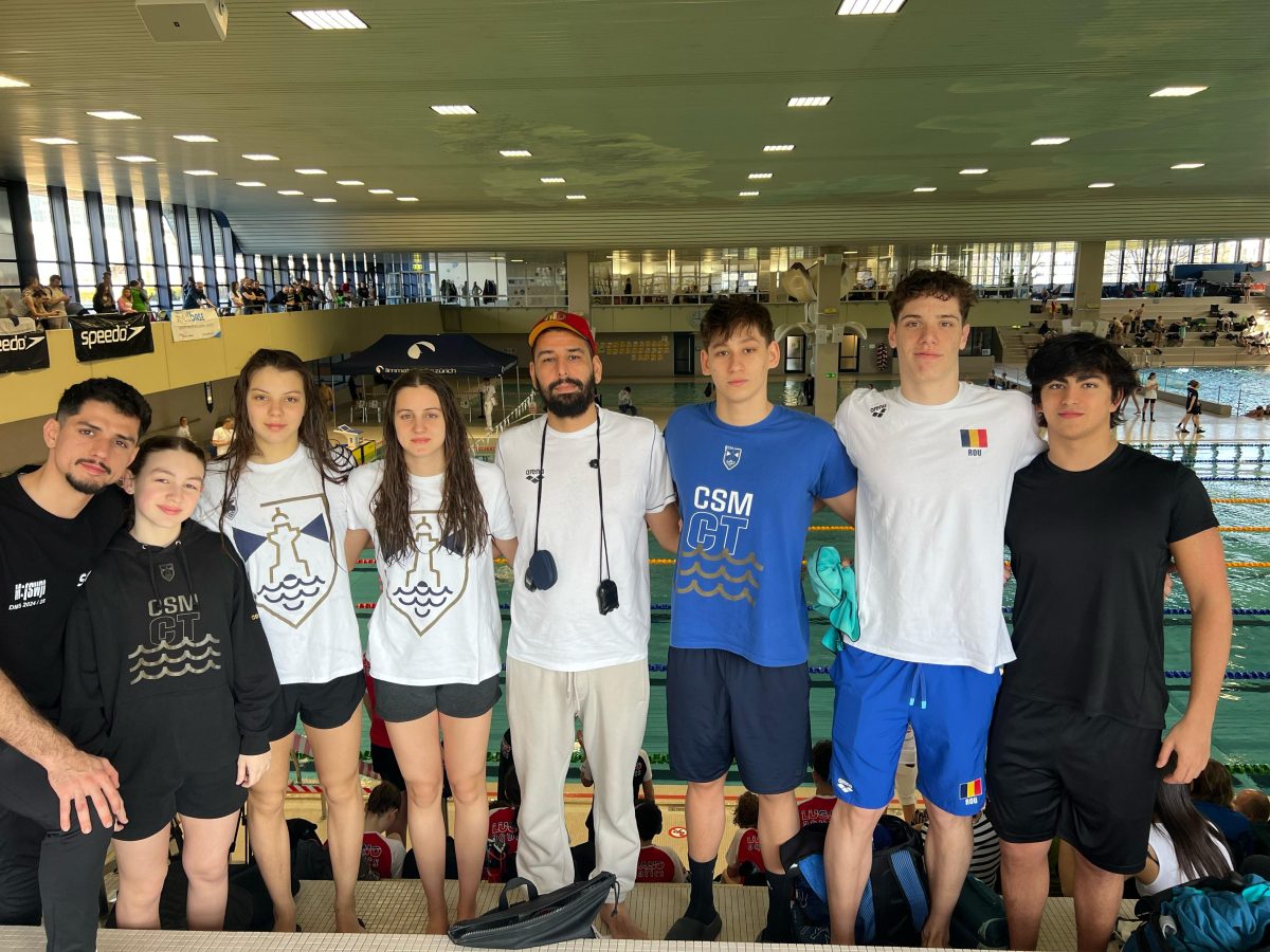Înotătorii de la CSM Constanța au câștigat 12 medalii în Elveția