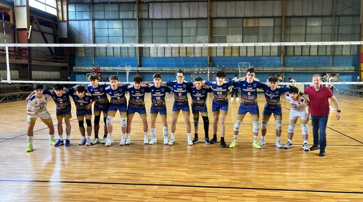 Voleibaliștii constănțeni au încheiat Campionatul Național U17 pe locul 8 la categoria Elită