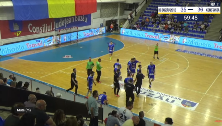 CSM Constanța a câștigat derby-ul etapei a 24-a din Liga Zimbrilor, 37-35 pe terenul lui HC Buzău!