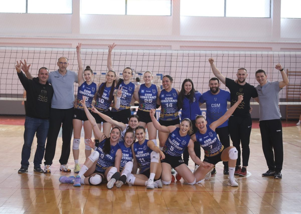 CSM Constanța luptă cu CSM Lugoj pentru locul 5 în Divizia A1 de volei feminin! Florin Voinea: Suntem motivați să obținem două victorii