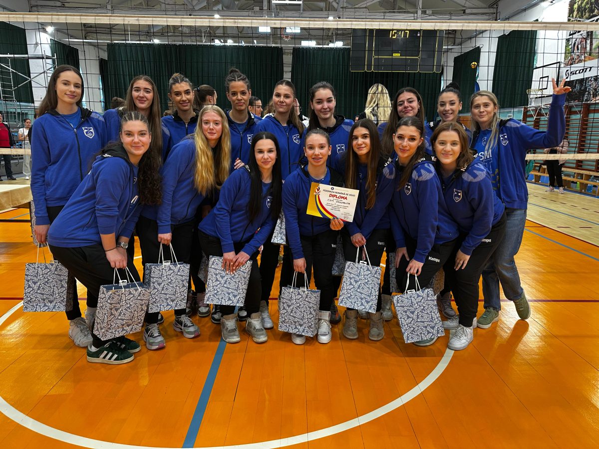 Echipele feminine de volei CSM Constanța, prezente la trei turnee finale, la junioare U19, U17 și U15! Miercuri, debutează turneul final U17 la Constanța