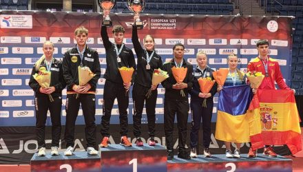 Succes pentru CSM Constanța la Bratislava! Elena Zaharia este campioană europeană la dublu mixt, alături de Darius Movileanu!