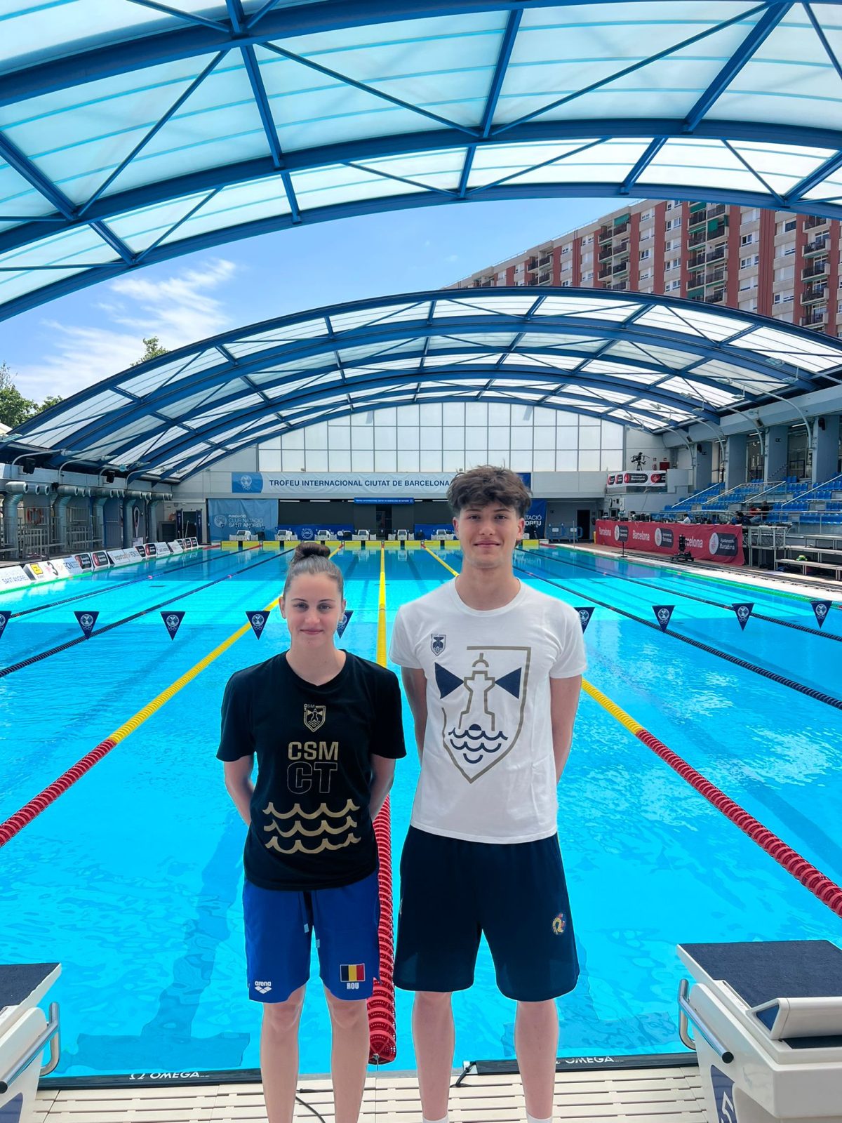 Eric Andrieș și Tamara Lospa de la CSM Constanța concurează la Barcelona