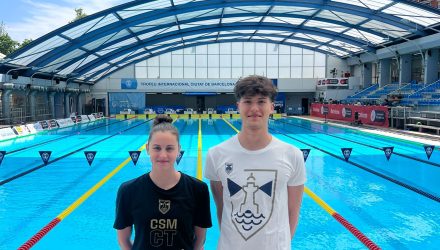 Eric Andrieș și Tamara Lospa de la CSM Constanța concurează la Barcelona