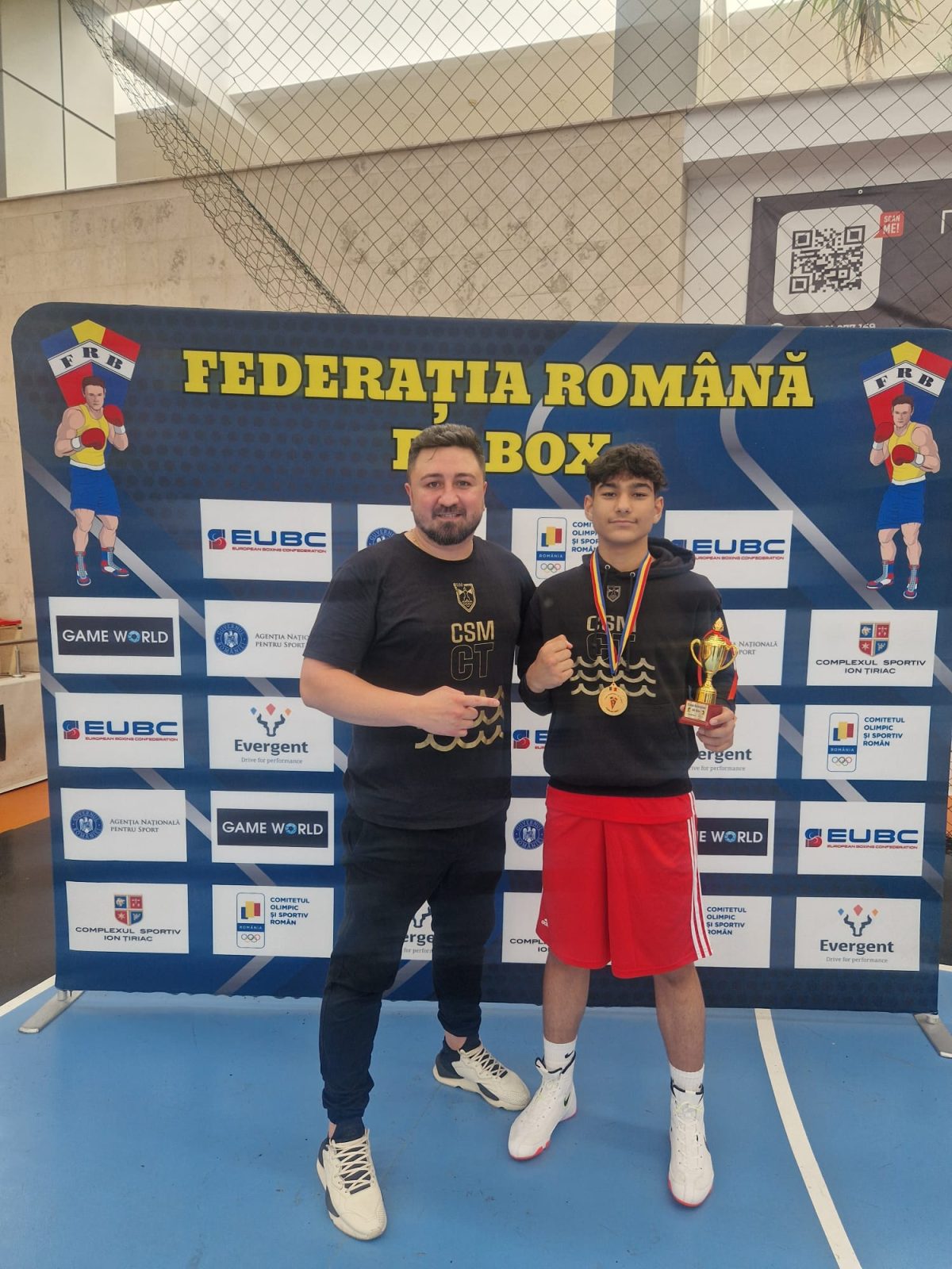 Sali Rahman de la CSM Constanța a câștigat Cupa României la box pentru cadeți