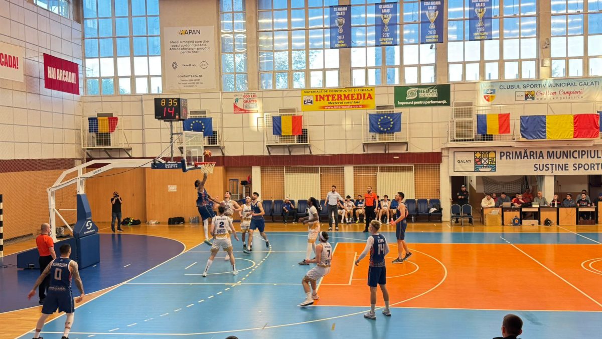 Baschetbaliștii de la CSM Constanța au fost aproape de o nouă victorie la Galați