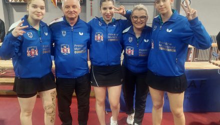 Victorie în fața campioanei! CSM Constanța învinge Steaua, în turul finalei Superligii de tenis de masă