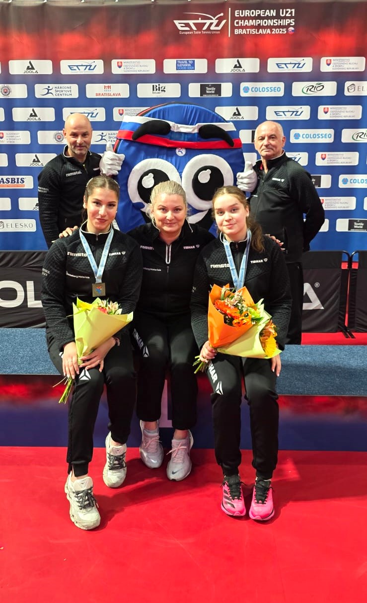 Elena Zaharia și Bianca Mei-Roșu, vicecampioane europene la dublu! Aur, argint și bronz pentru Elena Zaharia