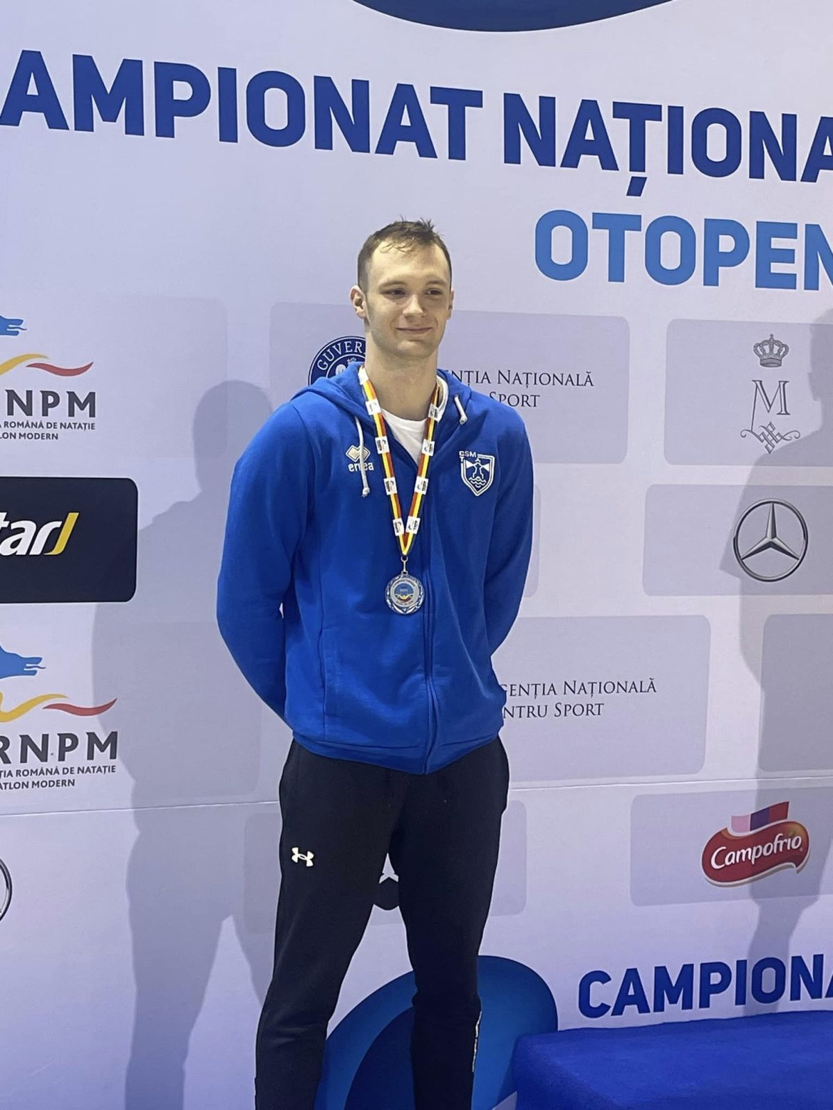 Patrick Dinu de la CSM Constanța s-a calificat în finala probei de 100 metri liber la Europenele de tineret