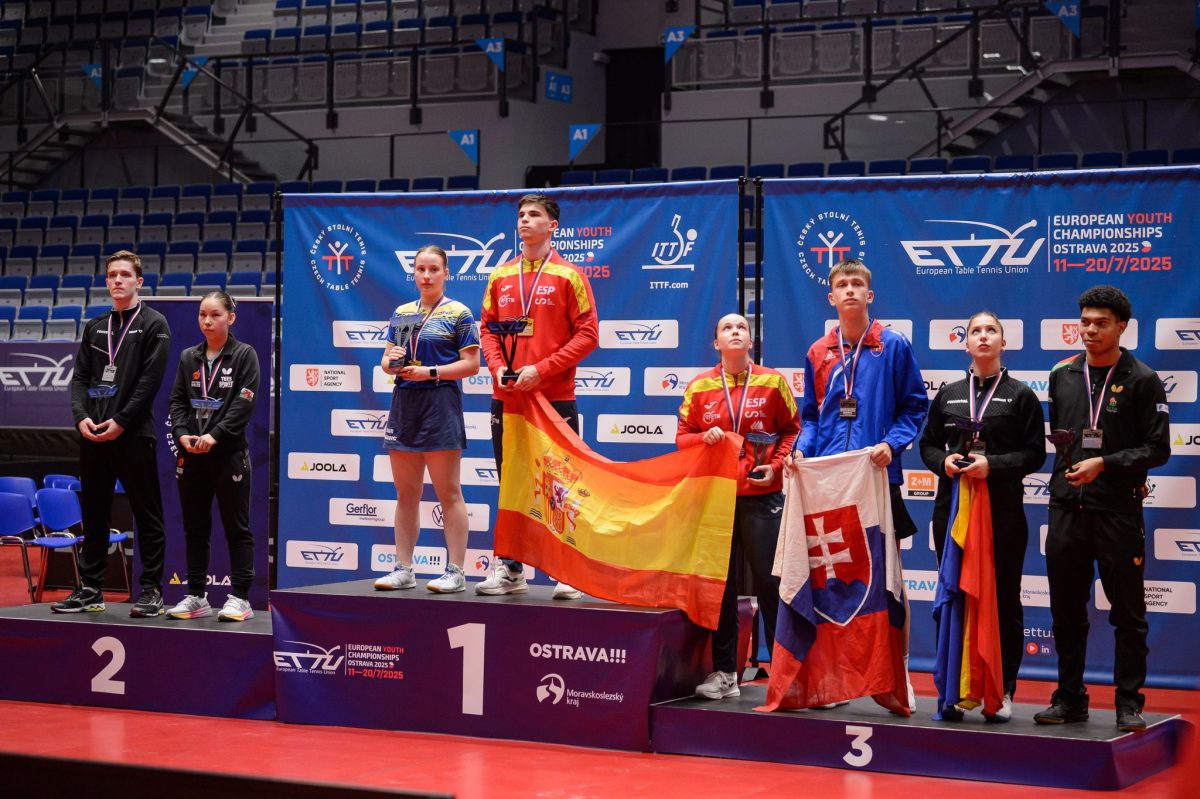 Medaliată cu bronz la dublu mixt, Bianca Mei-Roșu se află în cursă pentru aur la simplu și dublu fete, la Campionatul European de la Ostrava!