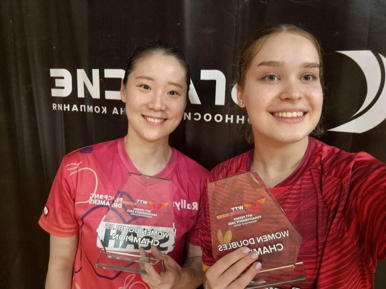 Elena Zaharia a câștigat trofeul în proba de dublu la Turneul Internațional WTT Feeder Panagyurishte 2025