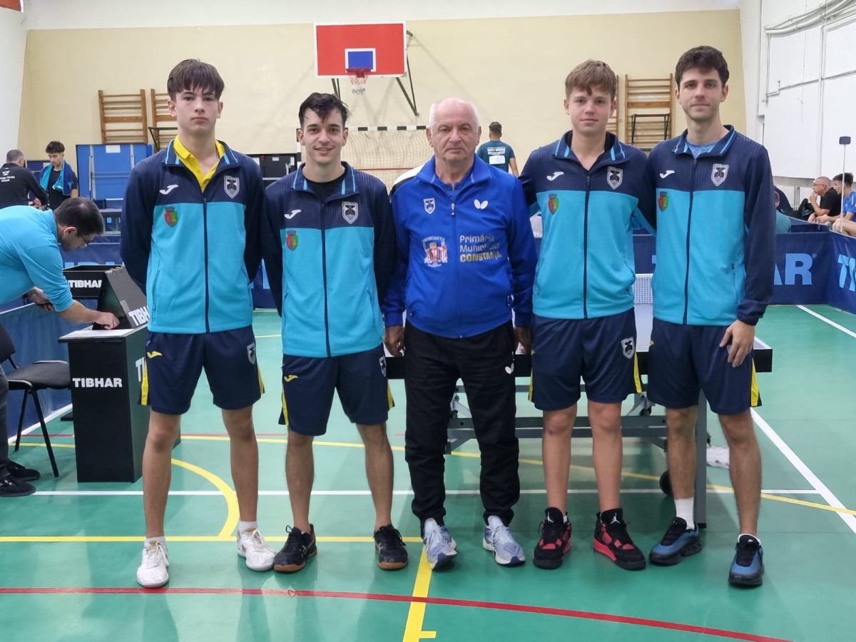 Echipele de tenis de masă de la CSM Constanța au dominat turul Diviziei A! Băieții au început cursa pentru promovarea în Superligă