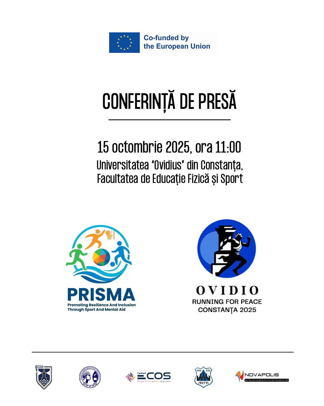 INVITAȚIE LA CONFERINȚA DE PRESĂ PRISMA