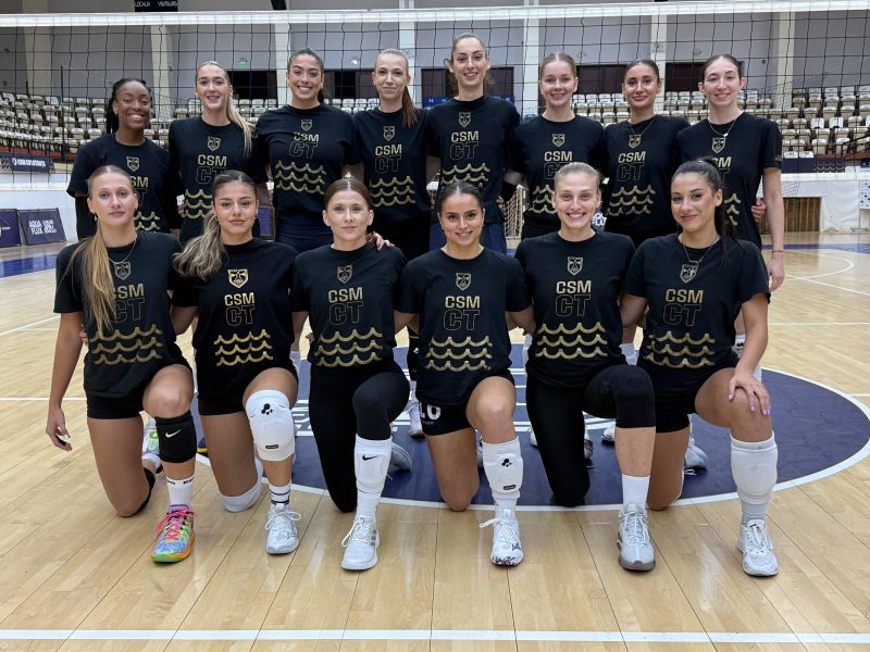 Whitney James: „Voi încerca să dau tot ce am mai bun pentru Constanța!” Voleibalistele susțin două meciuri amicale în Sala Sporturilor