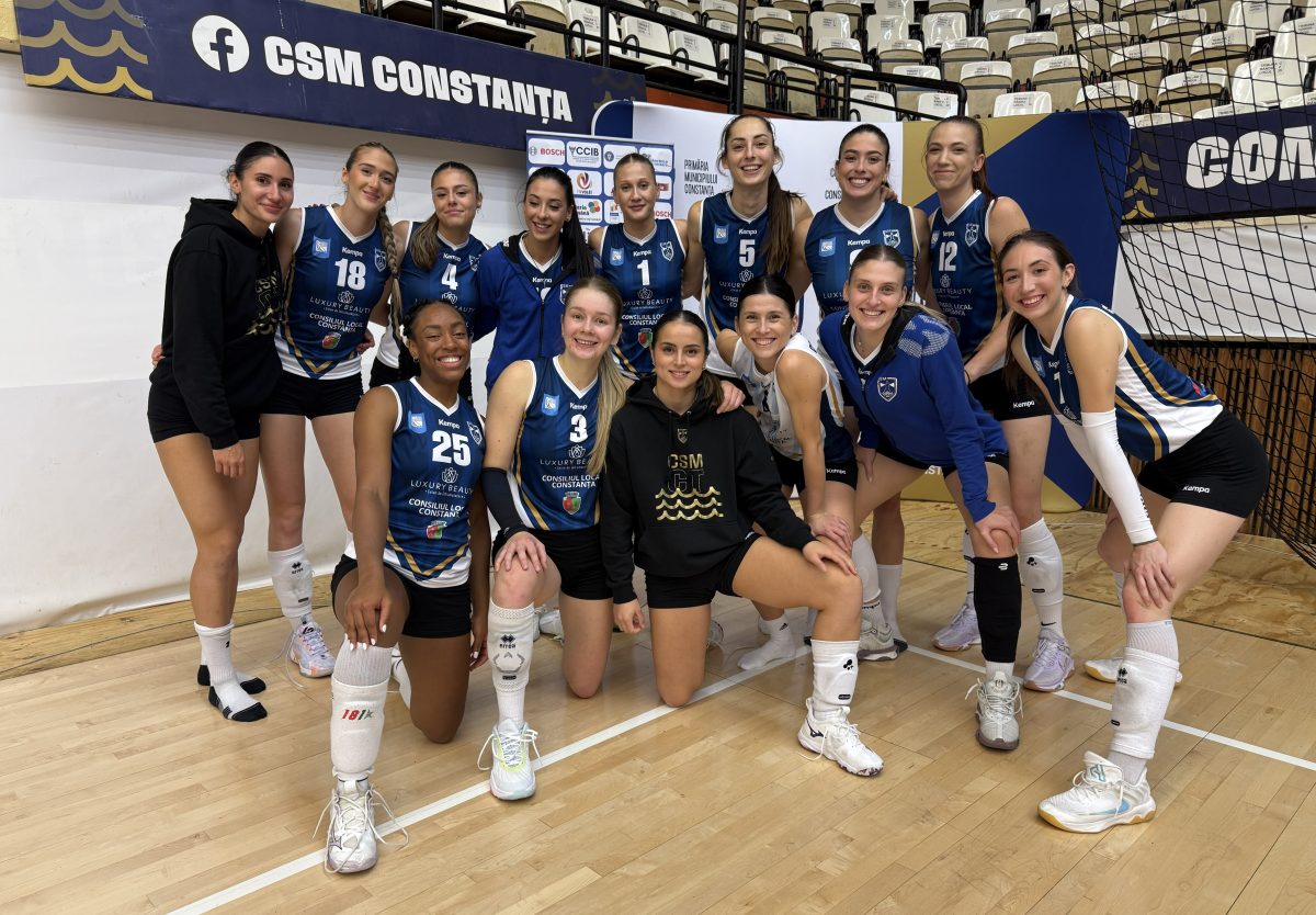 Voleibalistele au obținut prima victorie în sezonul 2025-2026 al Diviziei A1! CSM Constanța – Medicina Târgu Mureș 3-0