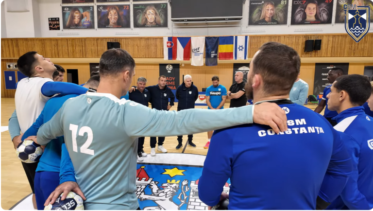 CSM Constanța joacă sâmbătă, în Cehia, returul cu Dukla Praga din EHF European Cup