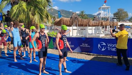 Evoluții bune pentru triatloniștii juniori la Cupa Europeană de la Alanya