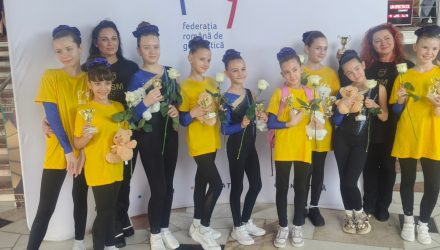 Evoluții apreciate pentru tinerele gimnaste de la CSM Constanța