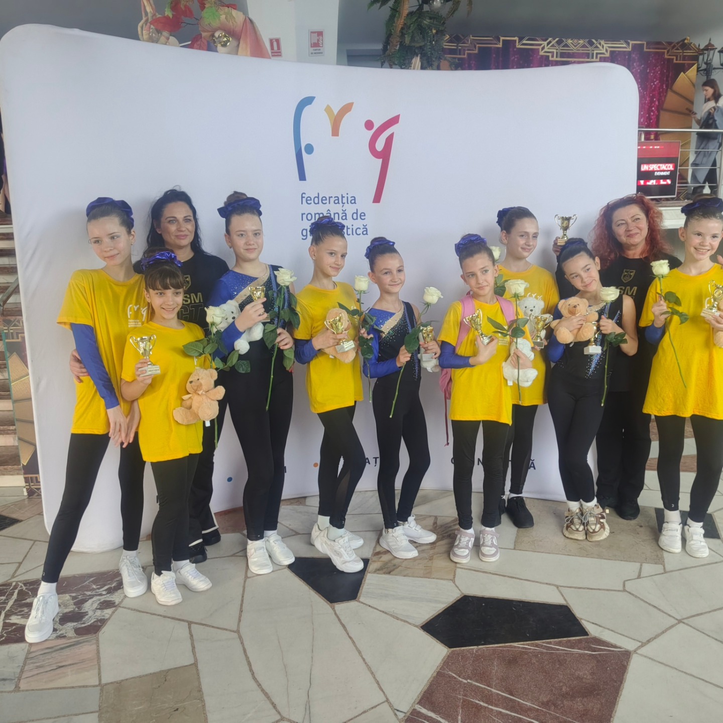 Evoluții apreciate pentru tinerele gimnaste de la CSM Constanța