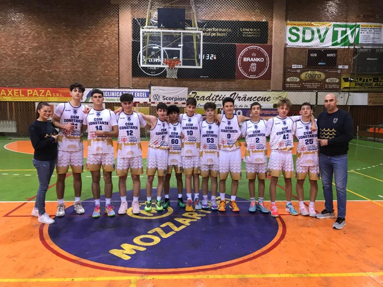 Victorii pe linie pentru baschetbaliștii de la CSM Constanța U15