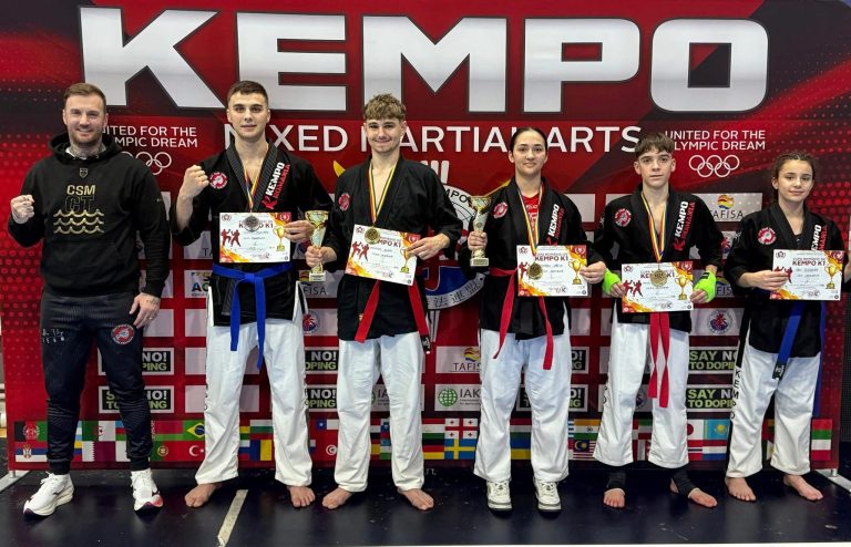 Aur și argint pentru sportivii de la CSM Constanța la Cupa României de Kempo K1