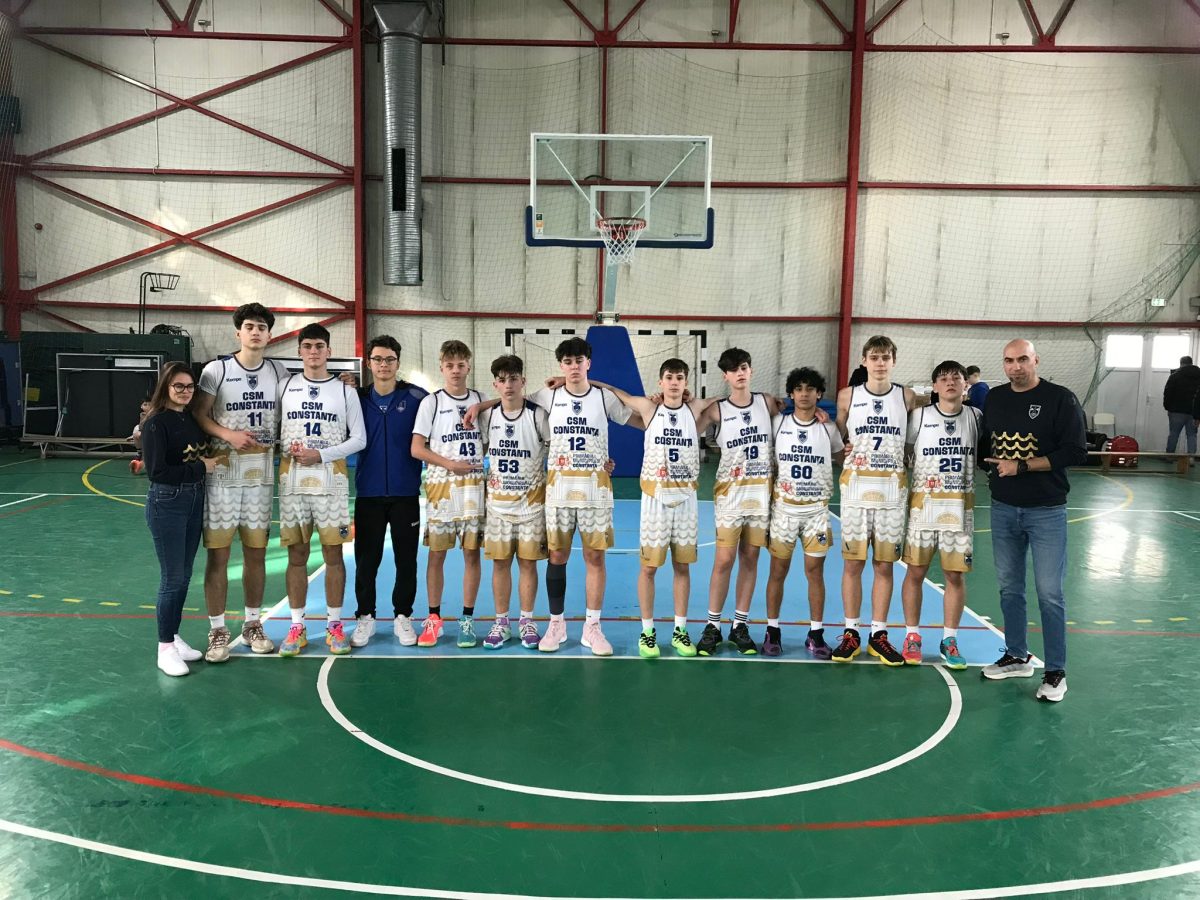 Meciuri bune pentru tinerii baschetbaliști de la CSM Constanța U15!