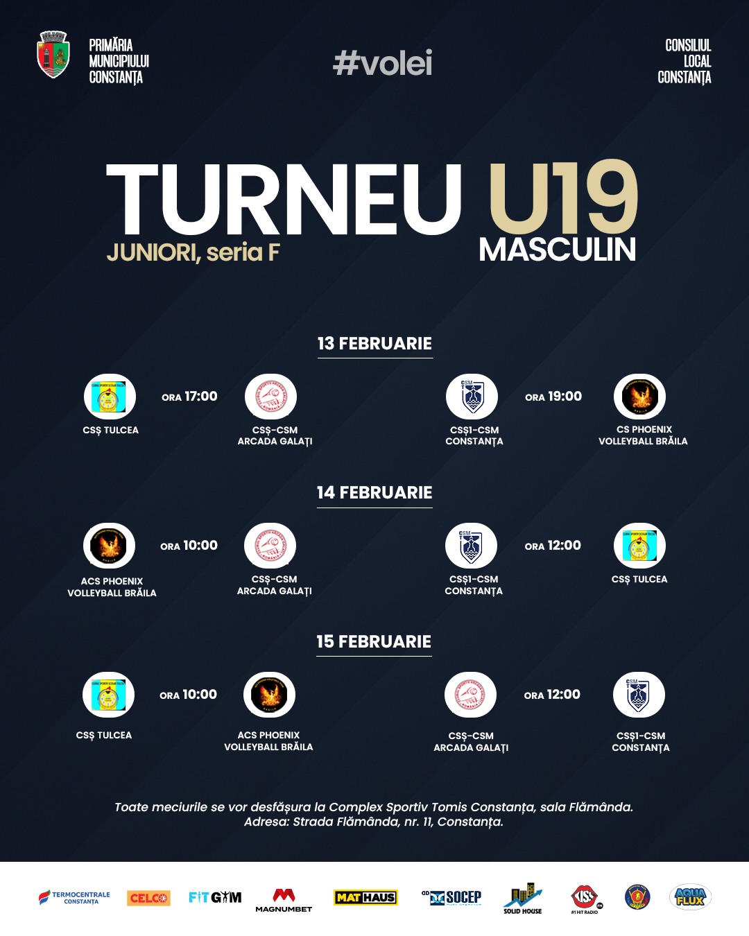 Un nou turneu U19, trei zile intense!