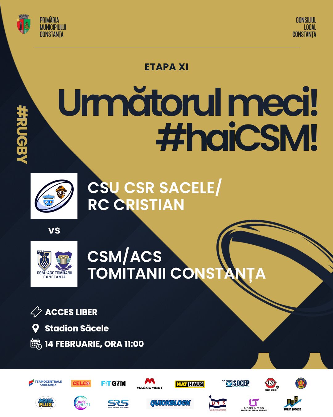 Revenim pe teren într-un nou duel împotriva CSU CSR Săcele / RC Cristian!