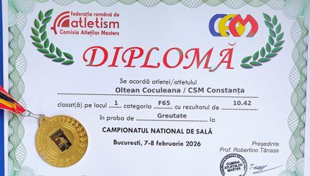 La CSM Constanța, vârsta nu contează, doar plăcerea de a face sport