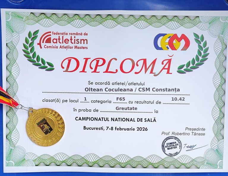 La CSM Constanța, vârsta nu contează, doar plăcerea de a face sport