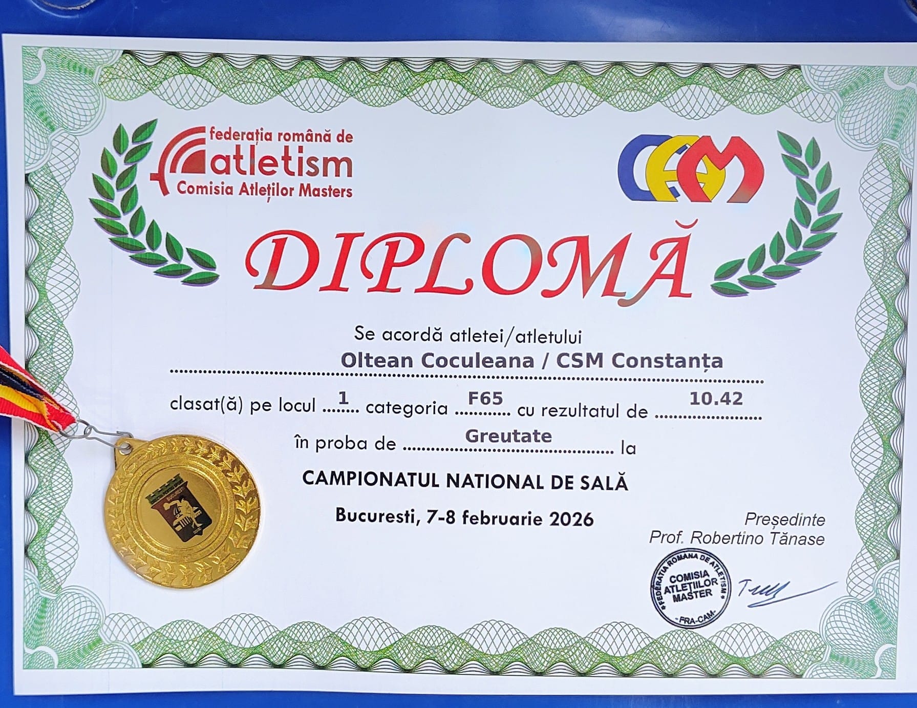 La CSM Constanța, vârsta nu contează, doar plăcerea de a face sport